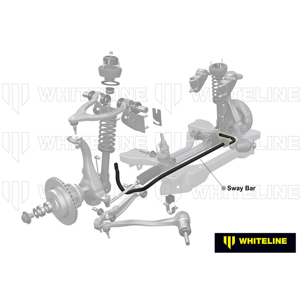 WHITELINE BTF101Z Front Sway Bar - 30mm 3 Point Adjustable for Tesla Model 3/Model Y Photo-1