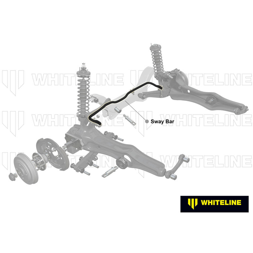 WHITELINE BMR74Z Rear Sway Bar - 24mm Adjustable Photo-1