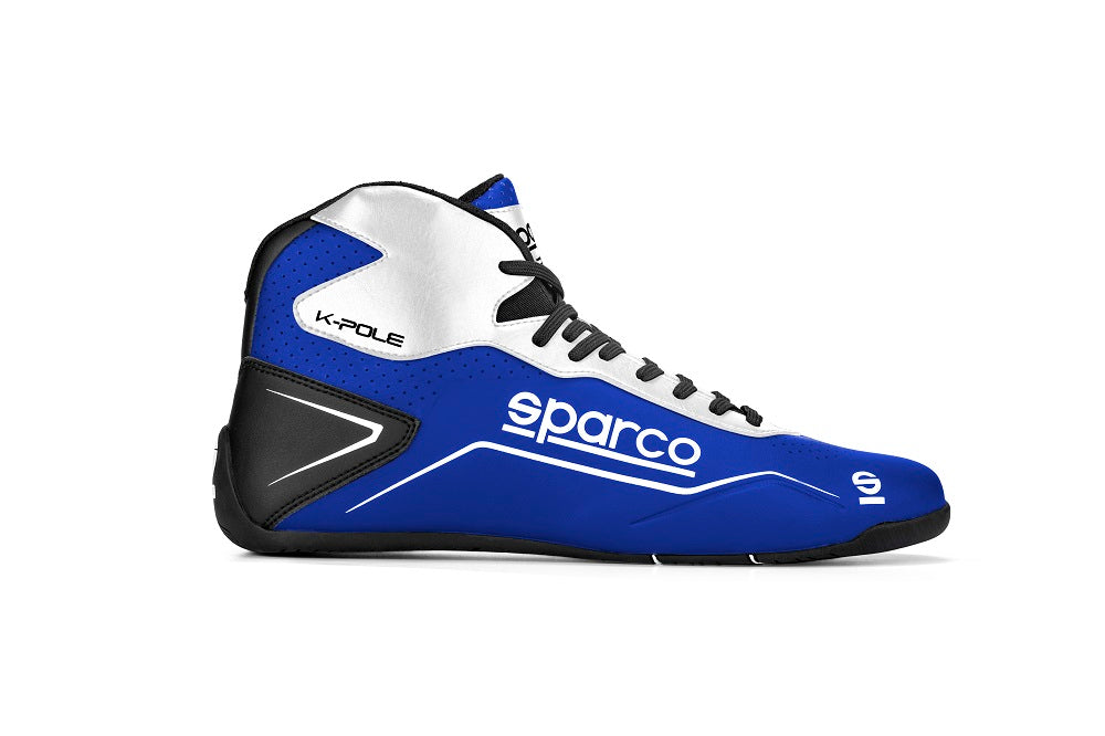 SPARCO 00126948BMBI K-POLE Karting shoes, blue/white, size 48 Photo-0