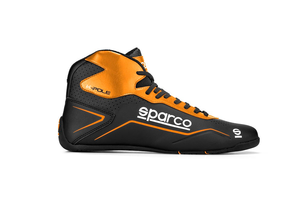 SPARCO 00126947NRAF K-POLE Karting shoes, black/orange, size 47 Photo-0