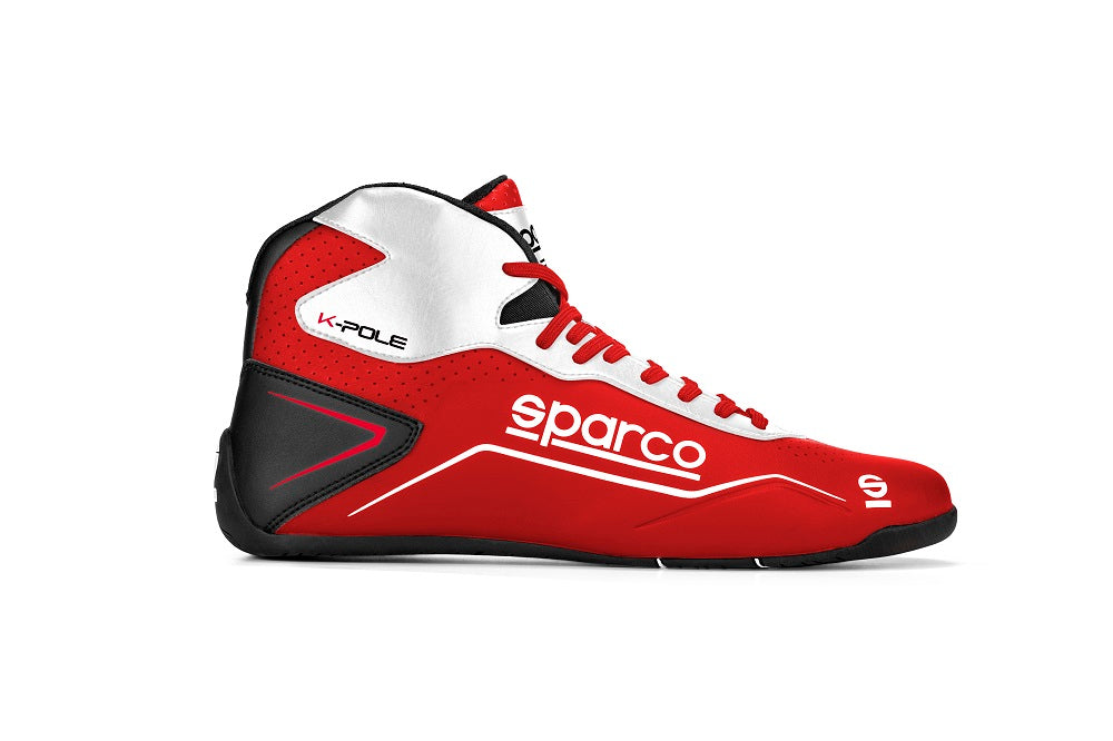 SPARCO 00126946RSBI K-POLE Karting shoes, red/white, size 46 Photo-0