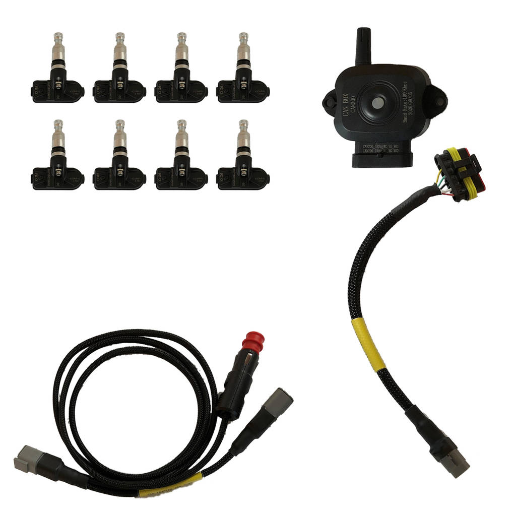 RN VISION P-TPMS-KIT-8-SENSOR-TRACKDAY Tire Pressure Monitoring System Kit for 8 wheels - Trackday Photo-0