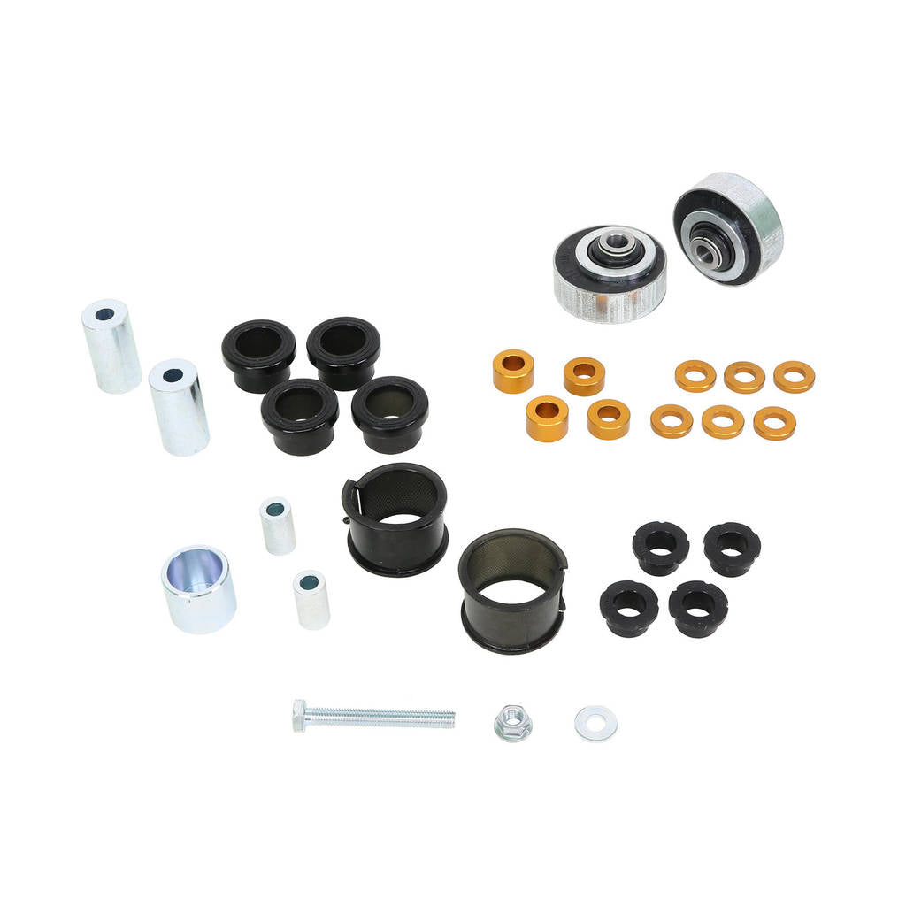 WHITELINE WEK129 Front Essential Vehicle Bushing Kit for Subaru Impreza GV, VA WRX STi Photo-0