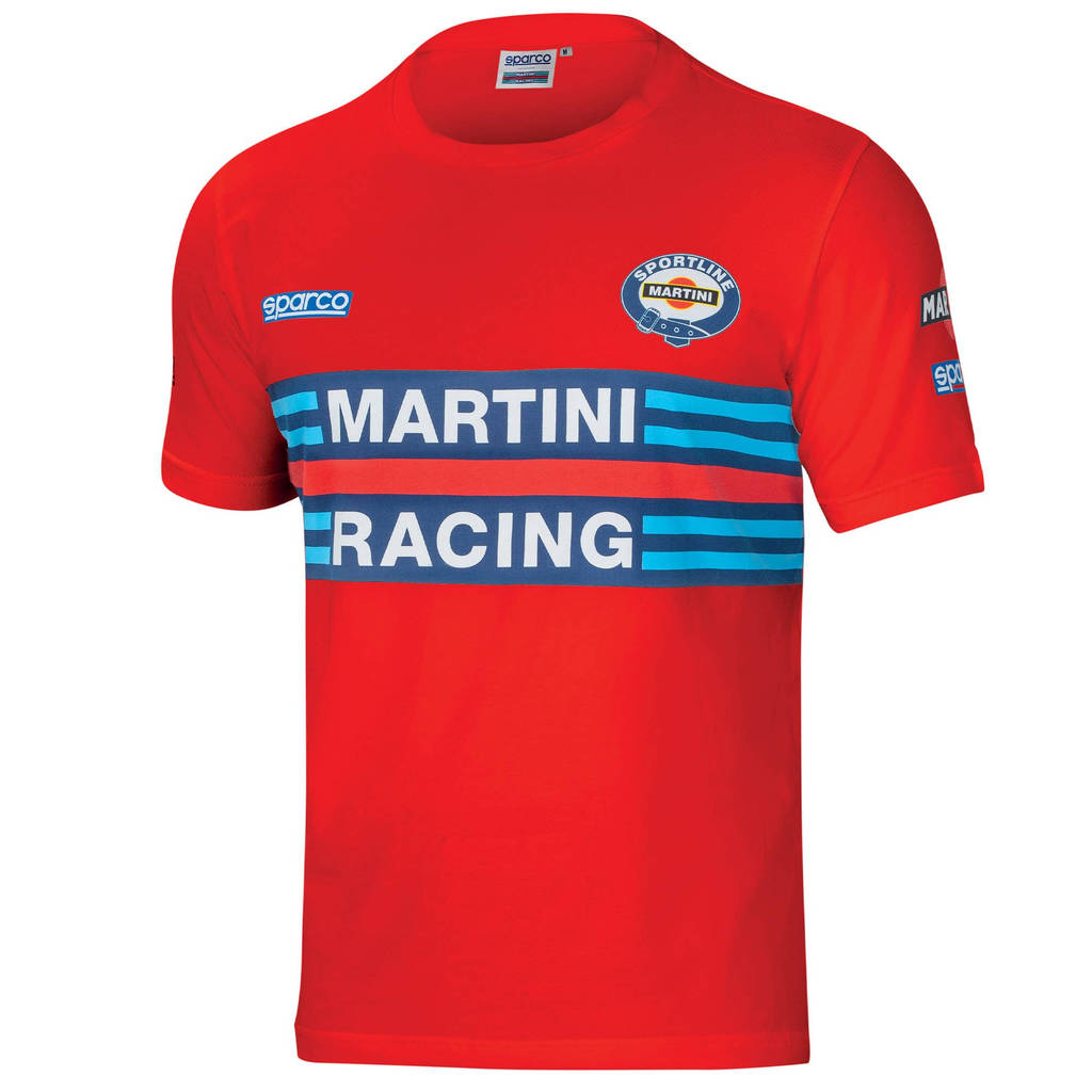 SPARCO 01274MRRS0XS T-shirt MARTINI RACING, red, size XS Photo-0