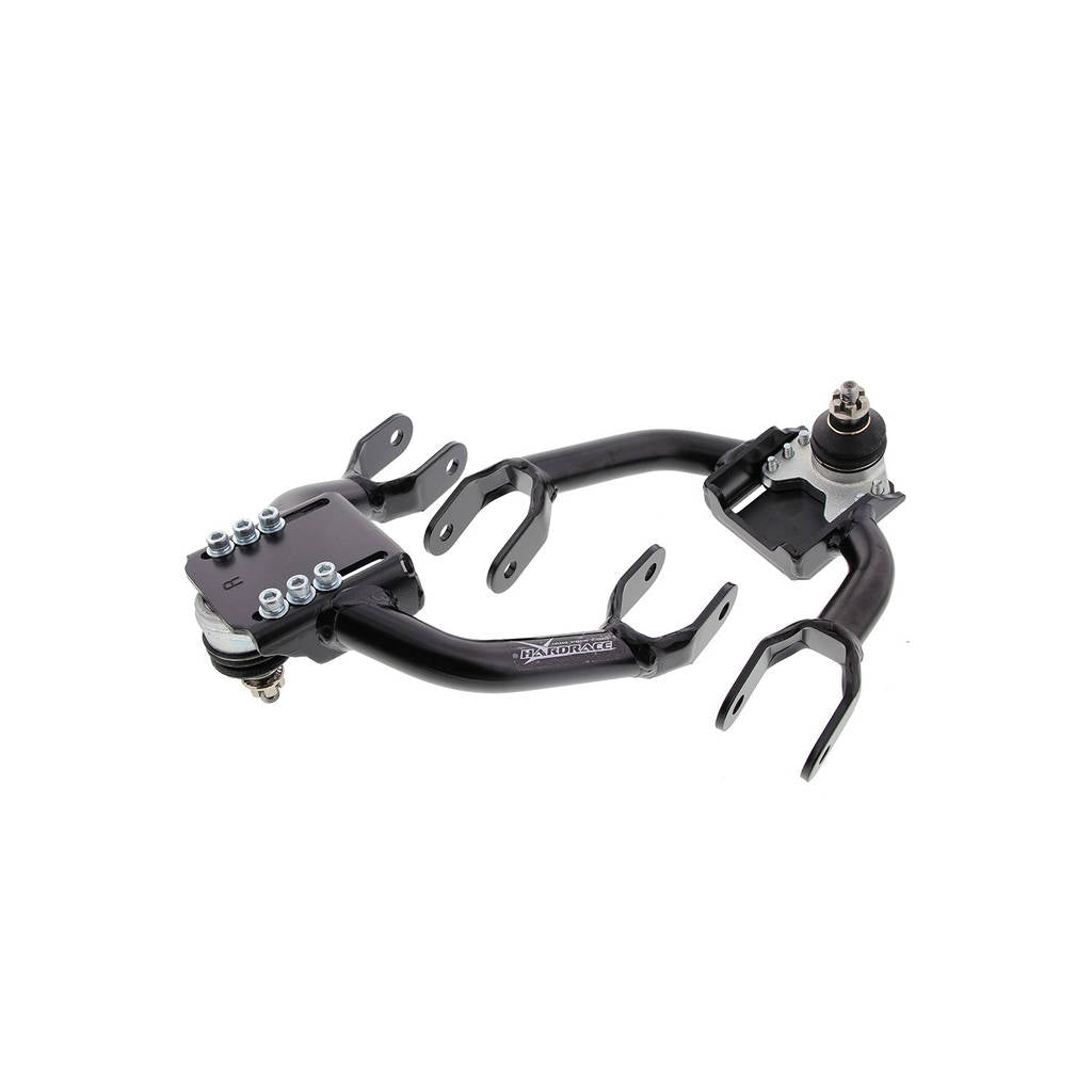 HARDRACE 7425-ED HONDA CIVIC EF/CRX FRONT UPPER CAMBER KIT BLACK (NO BUSHING) 2PCS/SET Photo-0