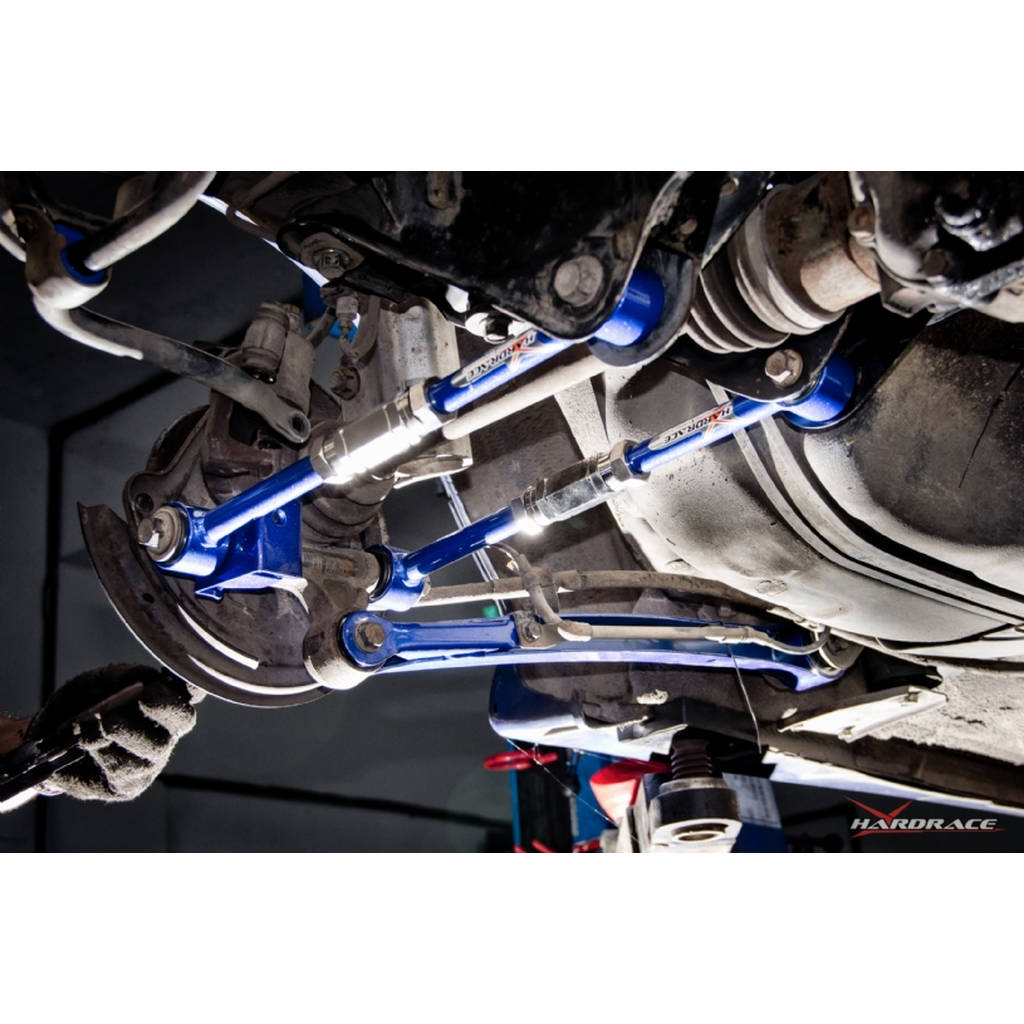 HARDRACE 6155-A SUBARU IMPREZA WRX GC~GG/LEGACY BD~BH LATERAL ADJ.LINK (HARDEN RUBBER BUSH) 8PCS/SET Photo-2