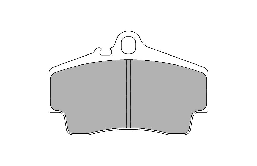 FERODO FCP1308R Rear Brake Pads DS3000 for PORSCHE 718 Cayman GTS (982) / 911 Carrera (996 / 997) Photo-0