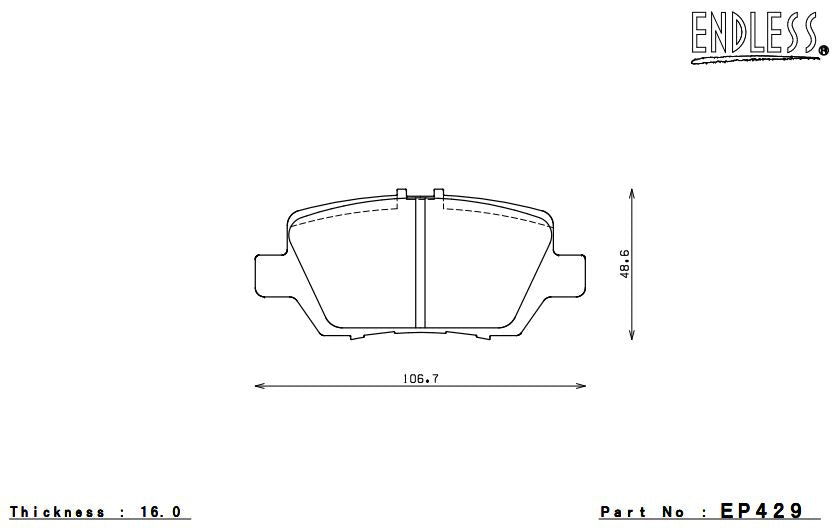 ENDLESS EP429SSY Brake pads Photo-0