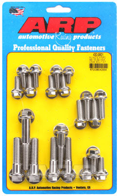 ARP 430-9801 Transmission Case Bolt Kit for Muncie 4-speed. '69-'75. Polished ARP Stainless. hex Photo-0