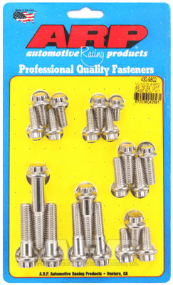ARP 430-9802 Transmission Case Bolt Kit for Muncie 4-speed. '69-'75. Polished ARP Stainless. 12pt Photo-0