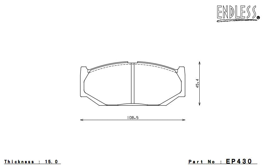 ENDLESS EP430SSY Brake pads Photo-0