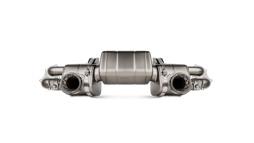 AKRAPOVIC S-PO/TI/18 Slip-On Race Line (Titanium) PORSCHE Cayman GT4 (718)/GTS 4.0/718 Boxter GTS 4.0 Photo-1