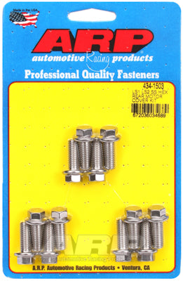 ARP 434-1503 Rear Motor Cover Bolt Kit for Chevrolet LS Gen III/IV. ARP Stainless. hex Photo-0