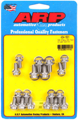 ARP 434-1801 Oil Pan Bolt Kit for Chevrolet Small Block SS 12pt Photo-0