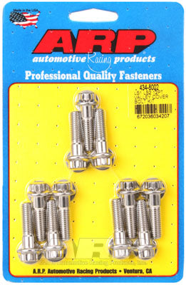 ARP 434-8002 Intake Valley Cover Bolt Kit for Chevrolet LS Gen III/IV. ARP Stainless. 12pt Photo-0