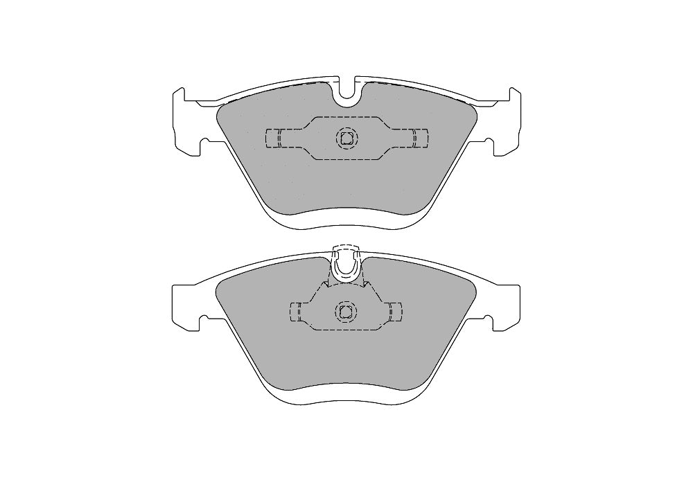 FERODO FCP1628H Front Brake Pads DS2500 for BMW M3 (E92) Photo-0