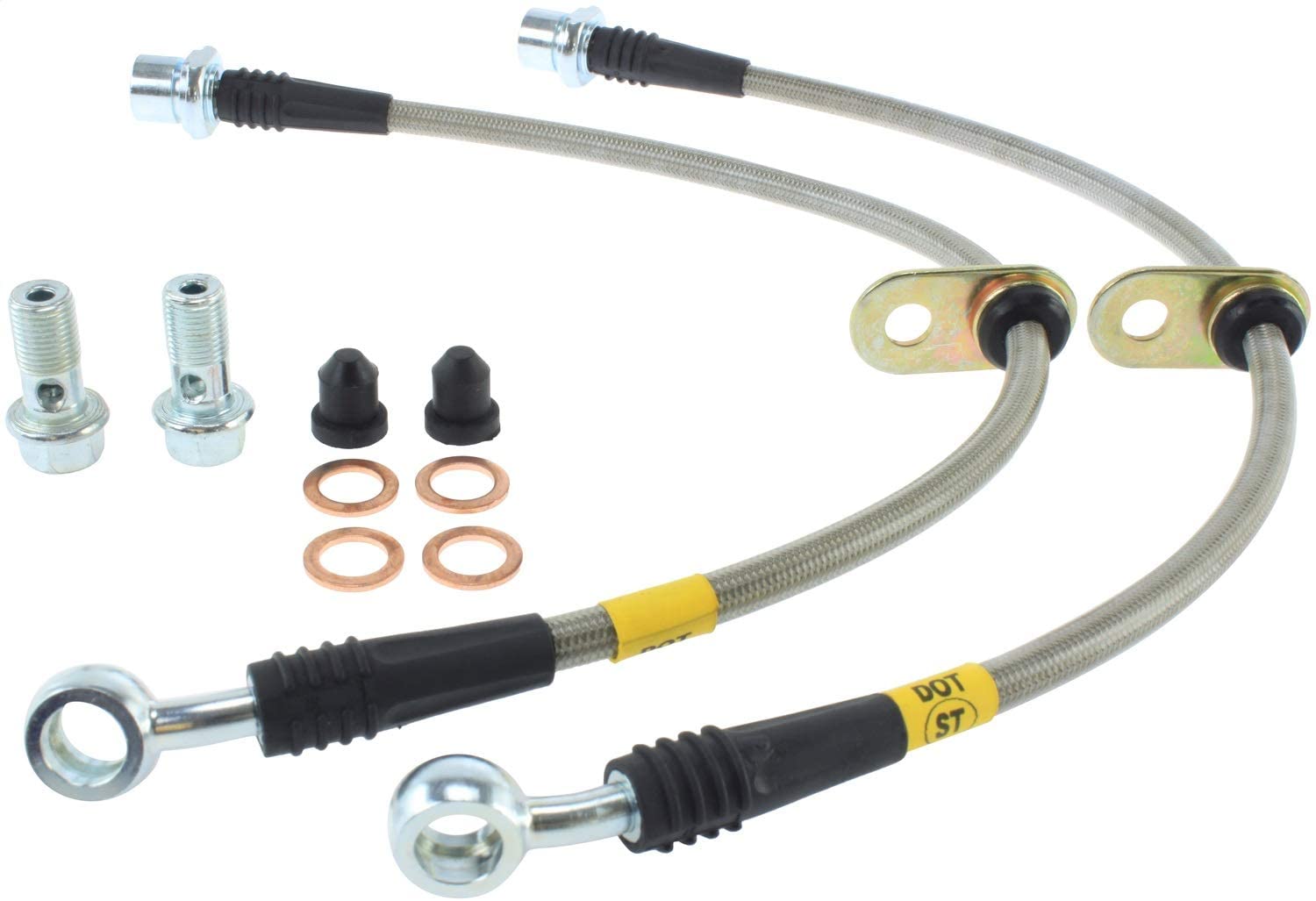 STOPTECH 950.61501 Rear Stainless Steel Brake Line Kit FORD Mustang 2005-2014 Photo-0 