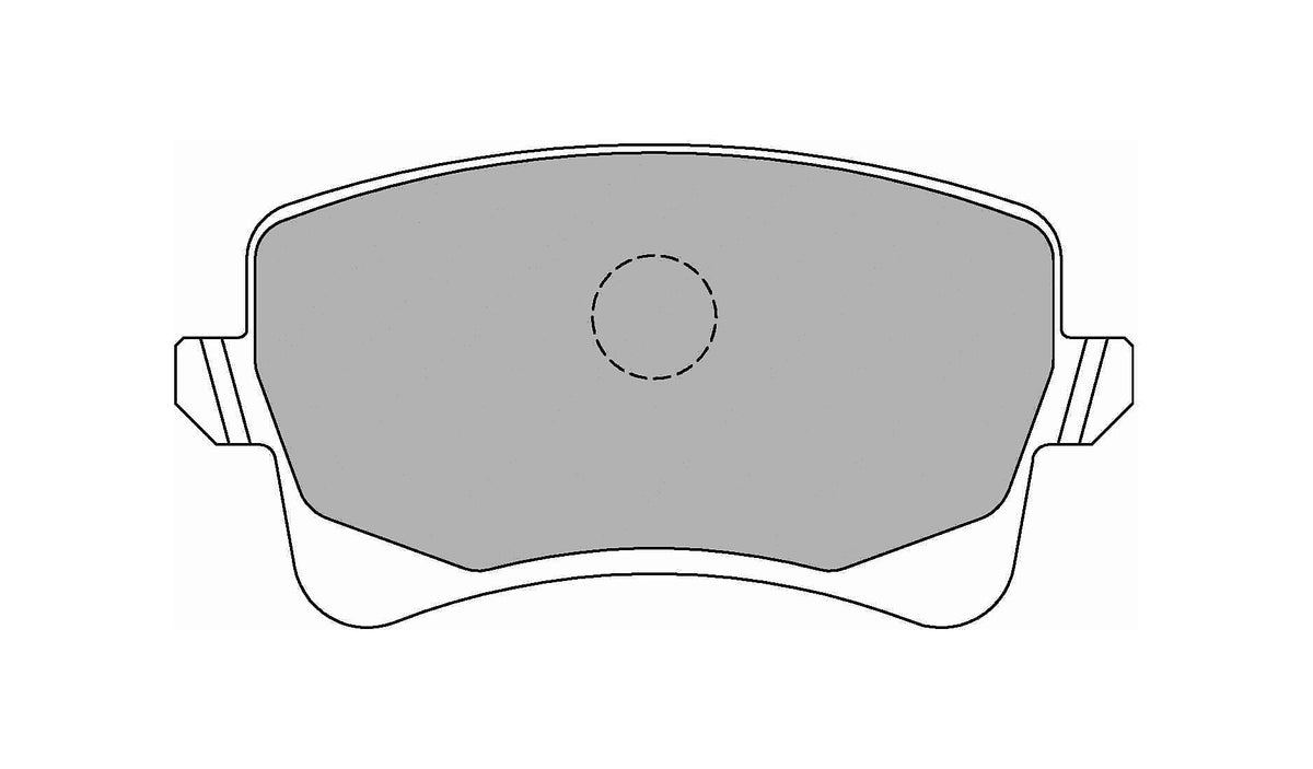 FERODO FCP4050H Rear Brake Pads DS2500 for AUDI RS4 (B8) / RS6 (C7) / RS7 (4GA) Photo-0