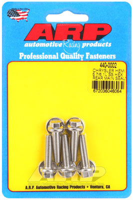 ARP 440-0002 Rear Motor Cover Bolt Kit for Chrysler Hemi 5.7/6.1L. SS. hex Photo-0