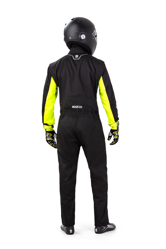 SPARCO 002343NRGF3L ROOKIE 2020 Kart suit, NOT HOMOLOGATED, black / yellow, size L Photo-2