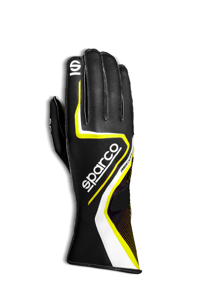 SPARCO 00255509NRGF RECORD Kart gloves, black/yellow, size 9 Photo-0