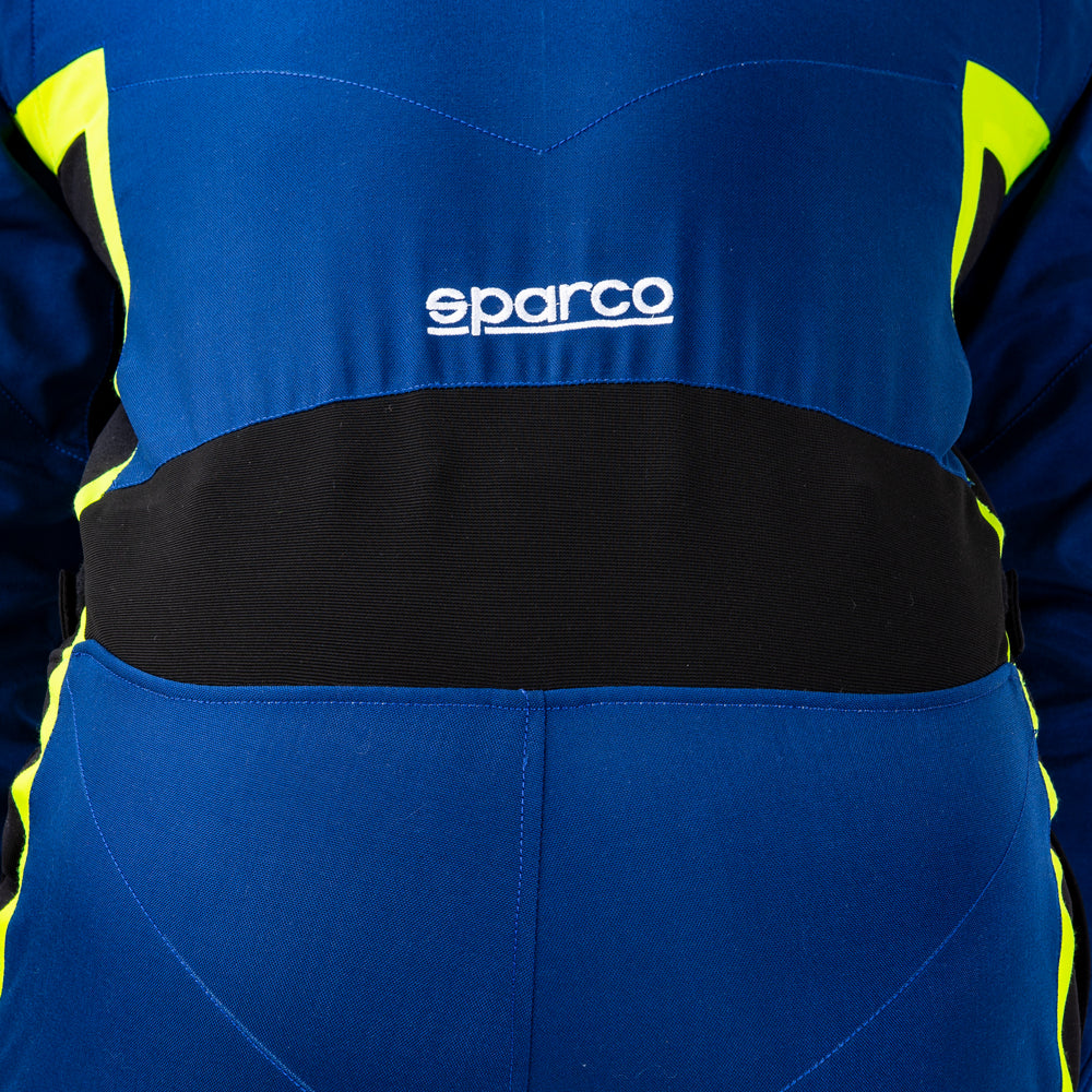 SPARCO 002341BNGB150 KERB YOUTH CHILD Kart suit, CIK, blue/yellow/black, size 150 Photo-6