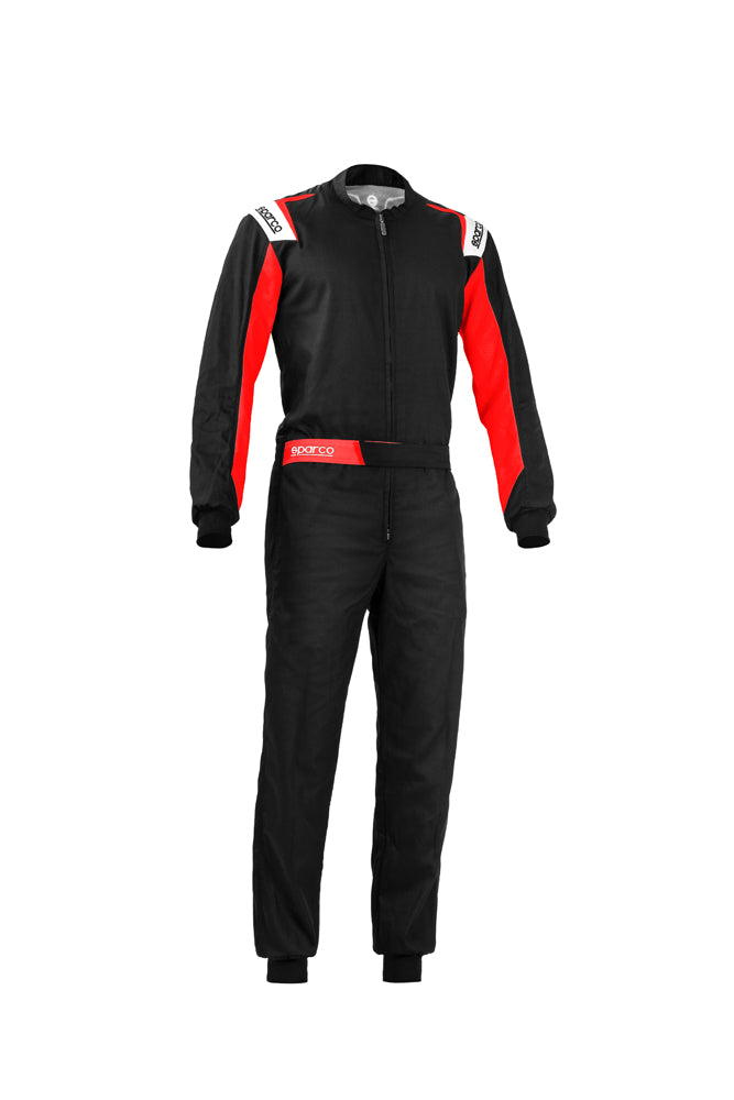 SPARCO 002343NRRS3L ROOKIE 2020 Kart suit, NOT HOMOLOGATED, black/red, size L Photo-0