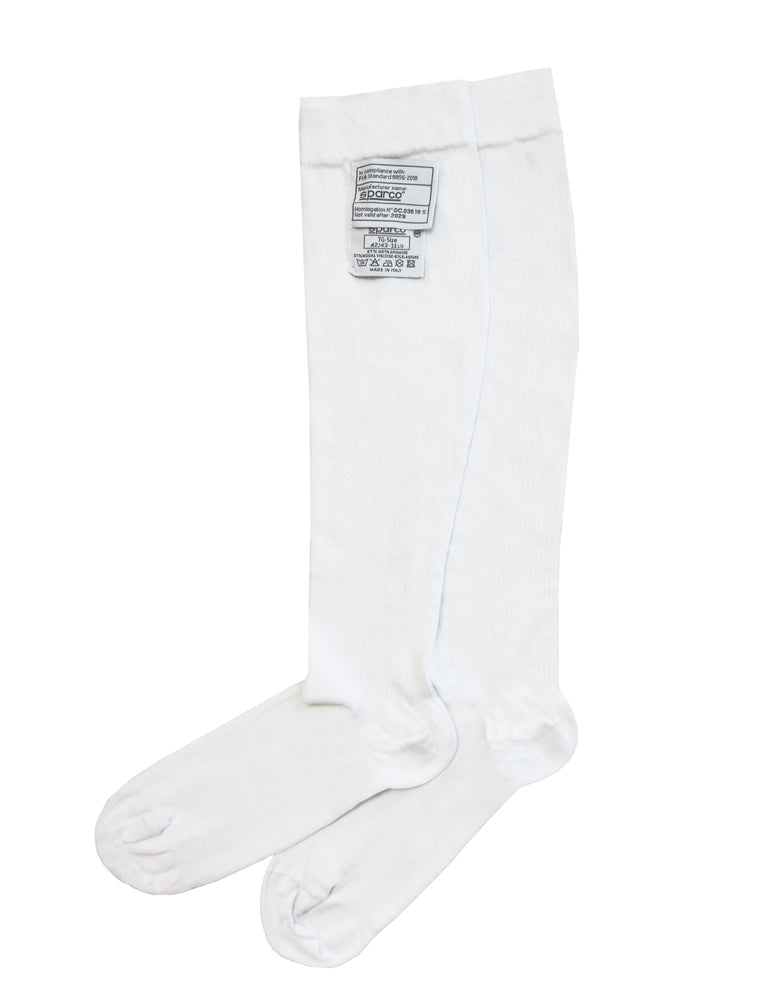 SPARCO 001522BI1112 Short Socks, FIA 8856-2018, white, size 42/43 Photo-0