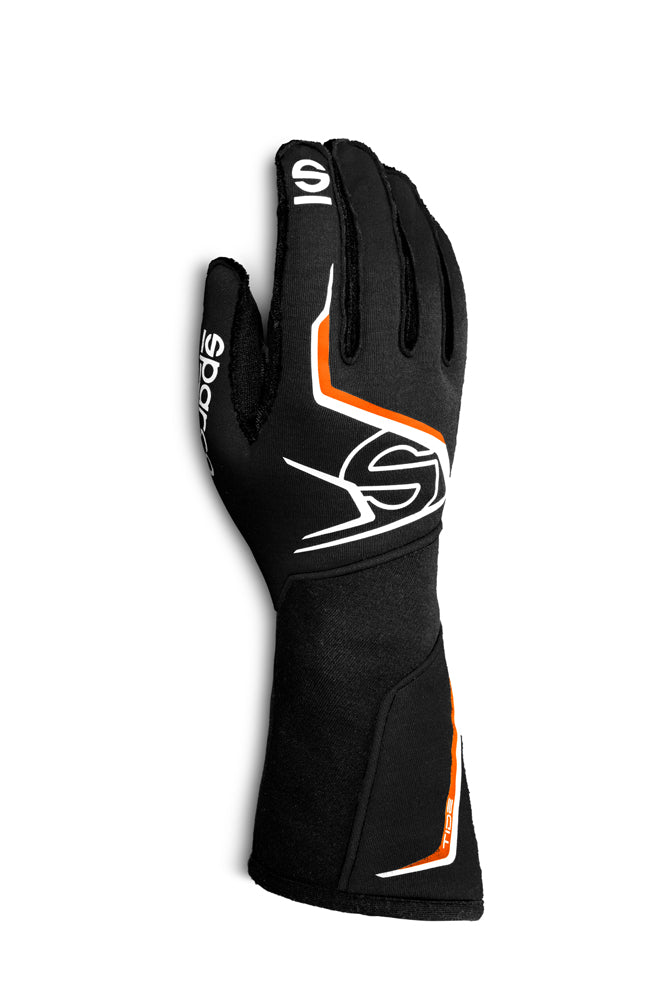 SPARCO 00135608NRAF TIDE Racing gloves, FIA 8856-2018, black/orange, size 8 Photo-0