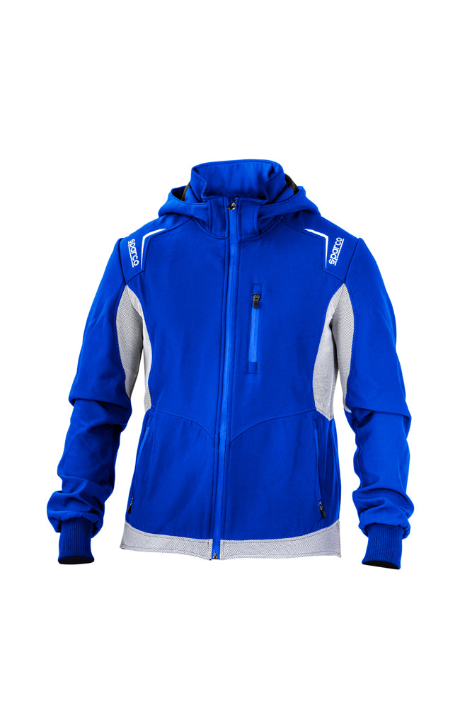 SPARCO 01253AZ3L SOFT SHELL BLUE size L Photo-0