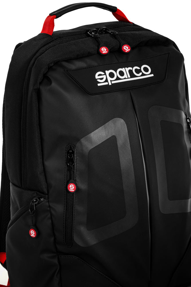 SPARCO 016440NRRS STAGE RUCKSACK, 0,76 kg, 16 l, 40x30x14 cm, black/red Photo-2