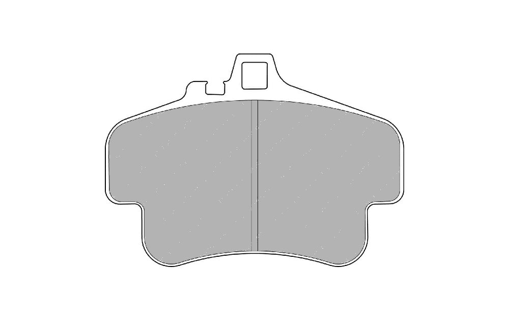 FERODO FRP3051H Front Brake Pads DS2500 for PORSCHE 911 GT3 / GT2 / Turbo (996) / Cayman (987) Photo-0