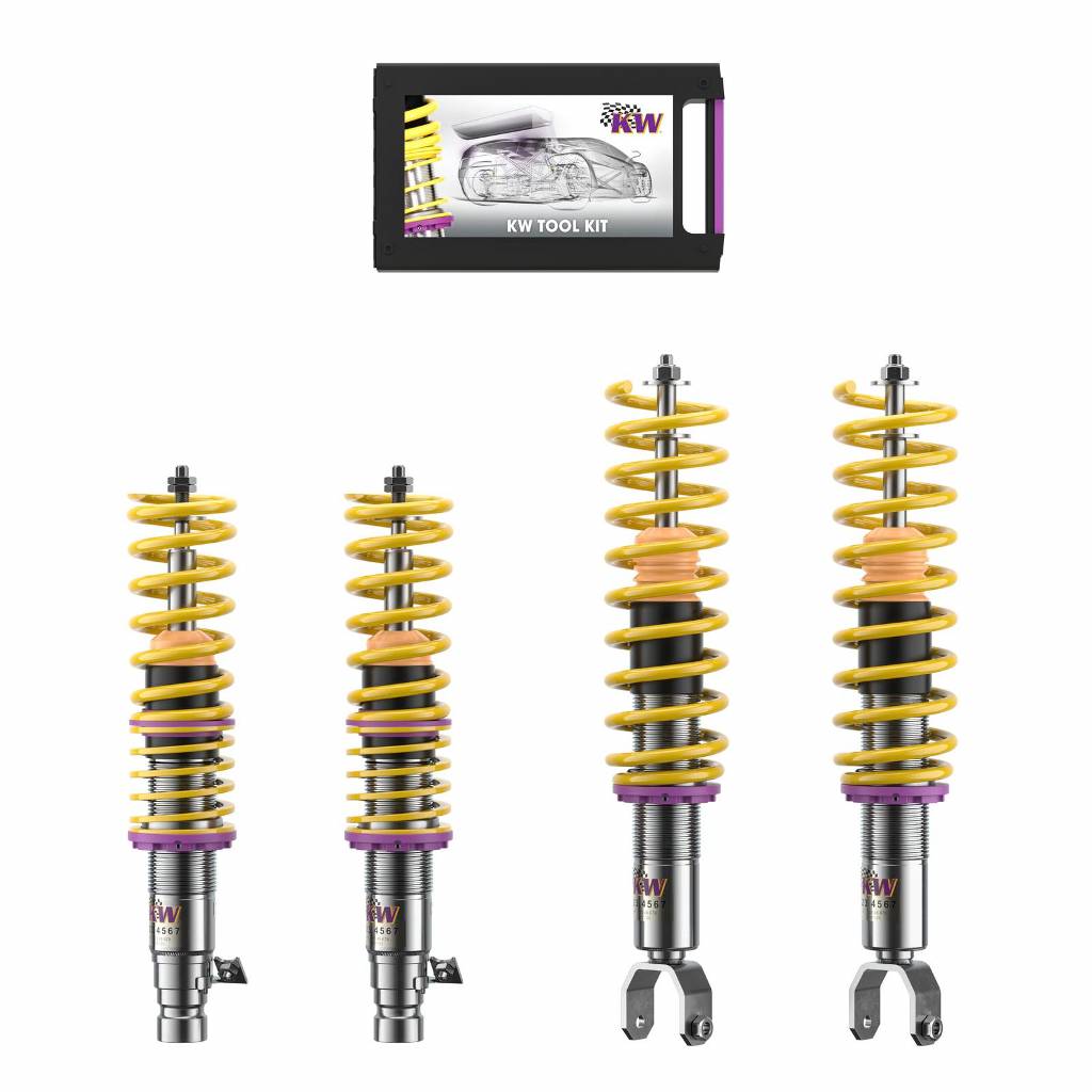 KW 35250001 Coilover Kit INOX V3 HONDA Civic; (ED2, ED3,ED4,ED6,ED7,ED9,EC8,EC9,EE8,EE9) Photo-0