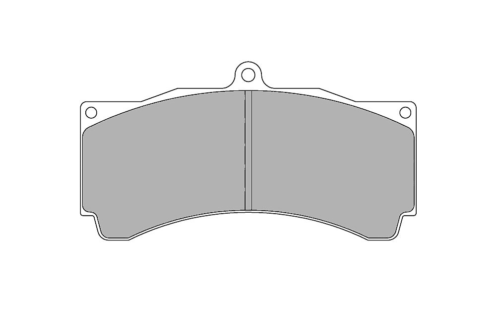 FERODO FRP3077H Brake Pads DS2500 for Caliper AP Racing CP5575-1004 / CP5070 Photo-0
