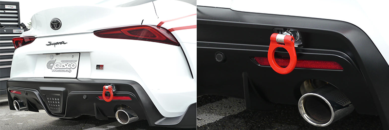 CUSCO 1C2 017 R Tow hooks rear (swivel design) for TOYOTA Supra (DB22/DB42/DB82) Photo-1