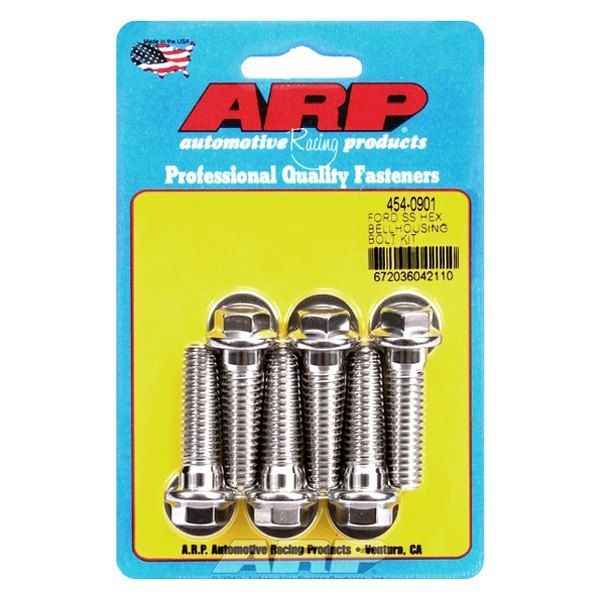 ARP 454-0901 Bellhousing Bolt Kit for Ford 289-302-351W SB. SS hex Photo-0