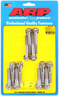 ARP 454-2106 Intake Manifold Bolt Kit for Ford 351 Cleveland. with Edelbrock RPM Air Gap Manifold. ARP Stainless. 12pt Photo-0