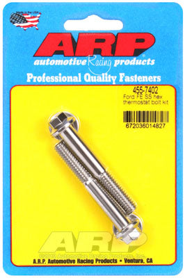 ARP 455-7402 Thermostat Housing Bolt Kit for Ford Big Block FE. SS. hex Photo-0