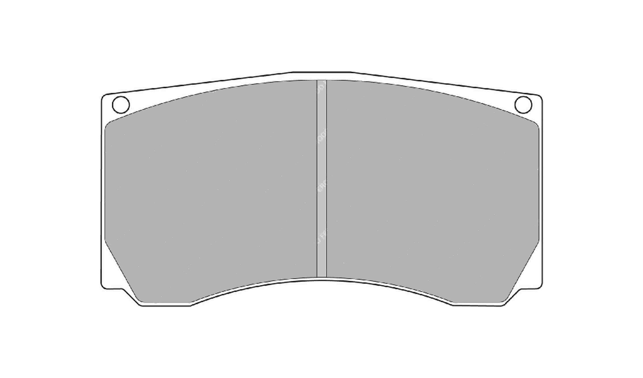 FERODO FRP3009R Brake Pads DS3000 for Caliper Alcon PNF4476X541 Photo-0