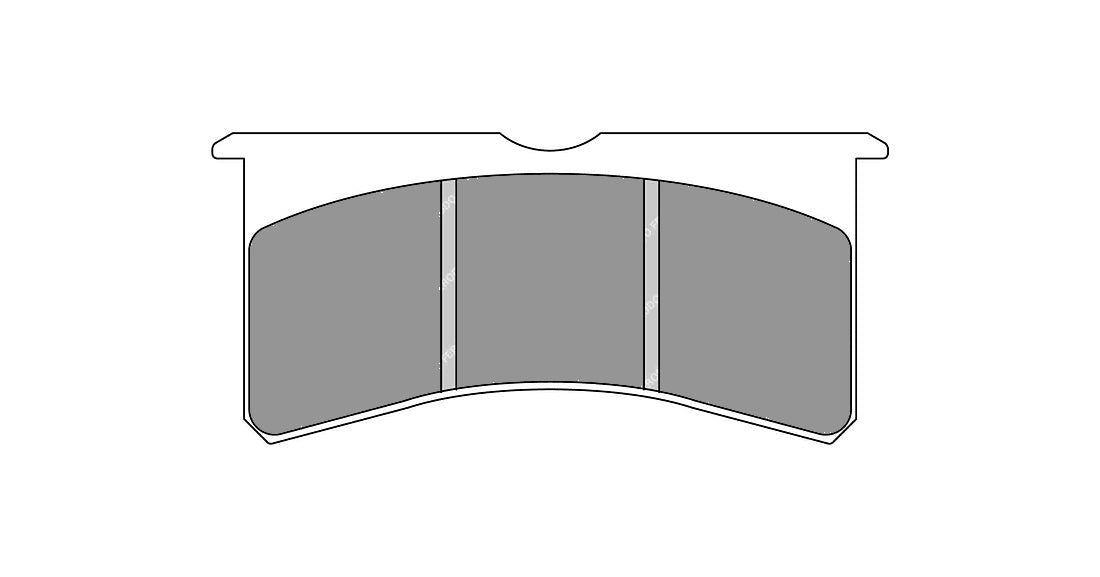 FERODO FRP3097R Front Brake Pads DS3000 for FORD Fiesta R2 Photo-0