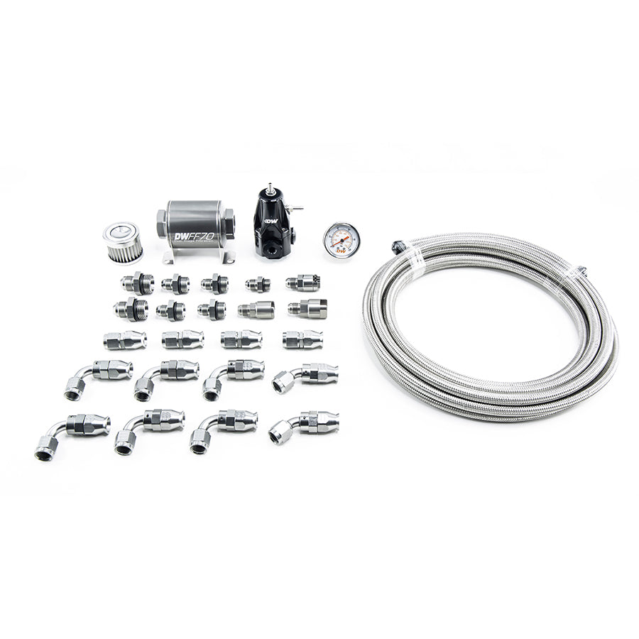 DEATSCHWERKS 6-608 DW400 Pump Module Return Plumbing Kit SS PTFE for 2001-15 HONDA Civic Photo-0