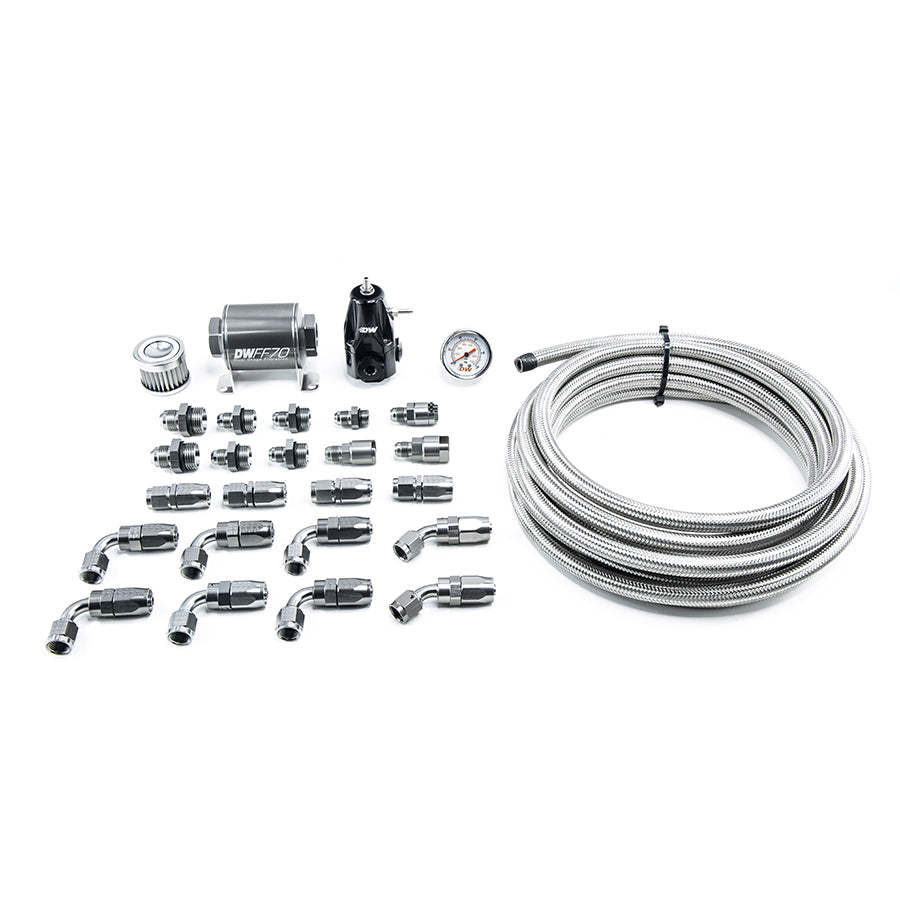 DEATSCHWERKS 6-607 DW400 Pump Module Return Plumbing Kit SS CPE for 2001-15 HONDA Civic Photo-0