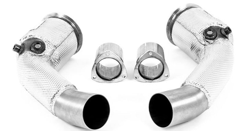 MILLTEK SSXAU871 Large-bore Downpipes and Cat Bypass Pipes AUDI RS6 C8 4.0 V8 bi-turbo (OPF/GPF Models) Photo-0