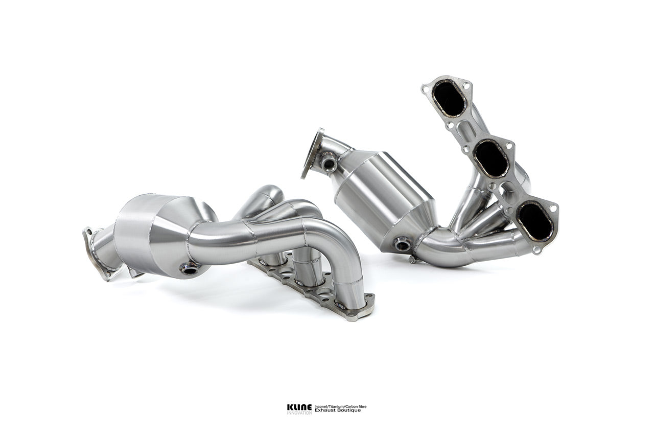 KLINE INNOVATION KL-POR-718CY-100-CS-SS PORSCHE 718/718S 100cell cat pipe (SS) Photo-3