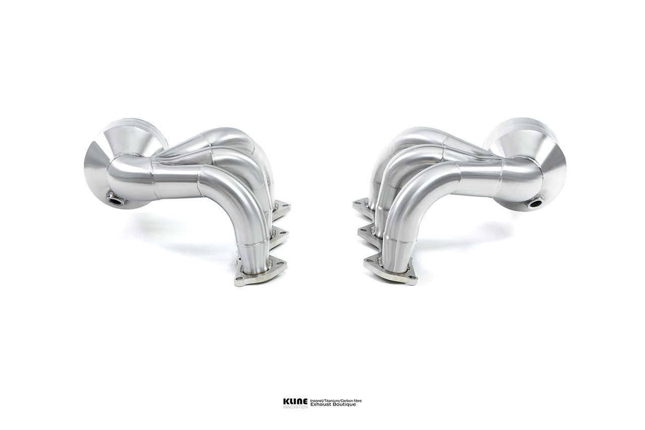 KLINE INNOVATION KL-POR-718CY-100-CS-SS PORSCHE 718/718S 100cell cat pipe (SS) Photo-1