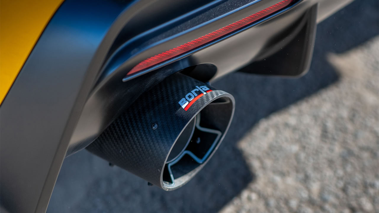 BORLA 140826CFBA Exhaust System with Carbon Tips for TOYOTA Supra 3.0L 2020 Photo-2