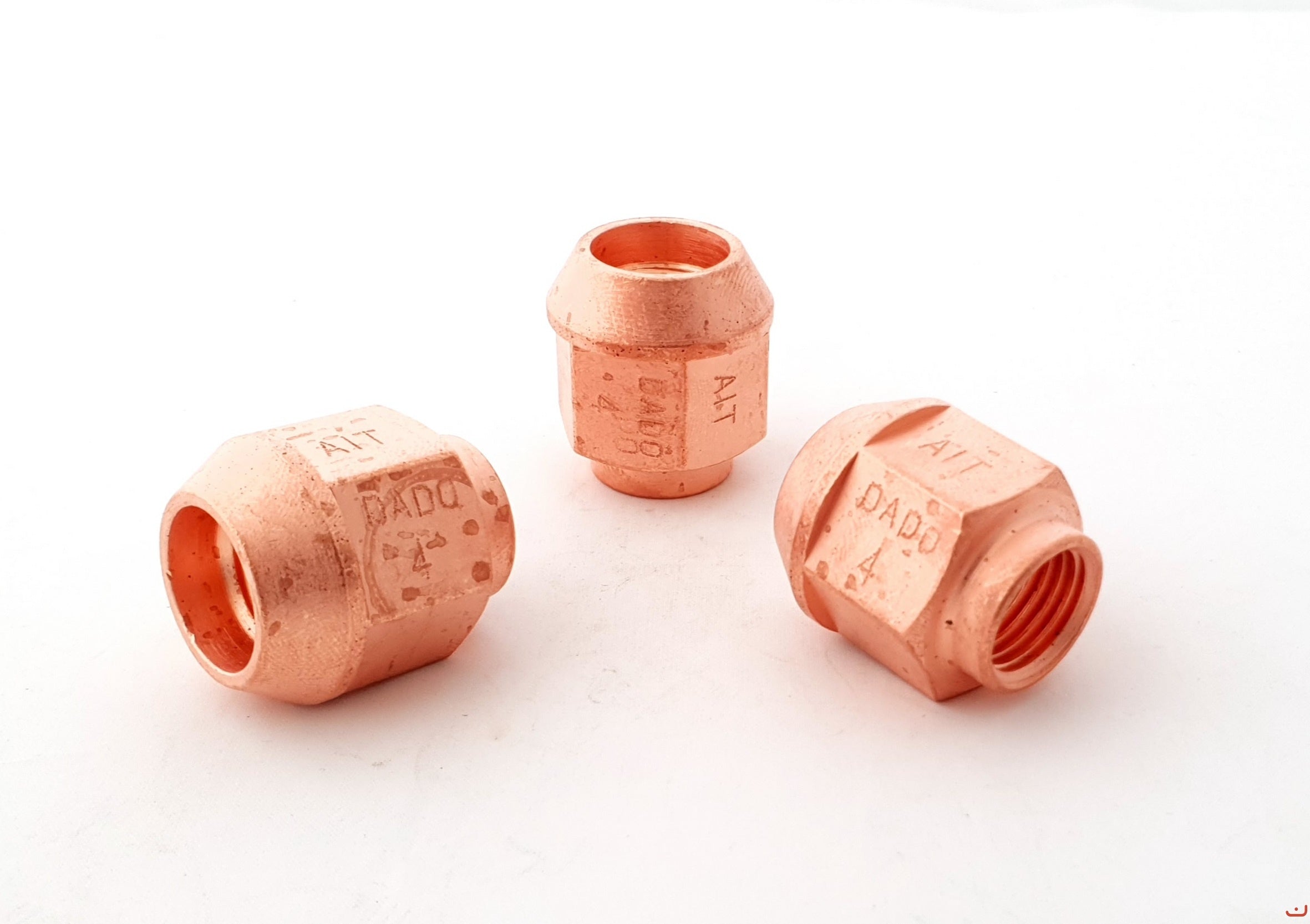 A.I.TECH AIT-DADO-4 Nut 14x1,5 ex 22mm, o.d. 25mm conical SEAT, total lenght 27mm for AUDI / VW Photo-0