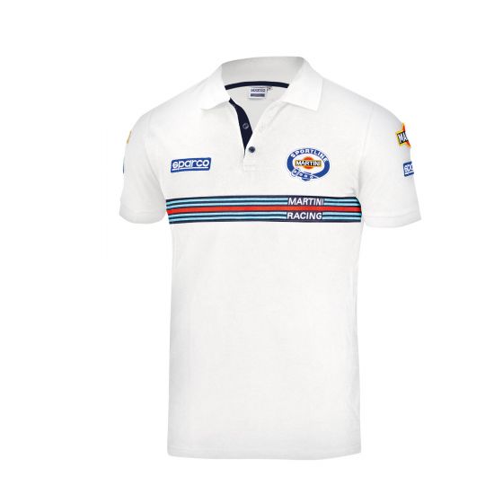 SPARCO 01275MRNR0XS Polo REPLICA MARTINI RACING, black, size XS Photo-0