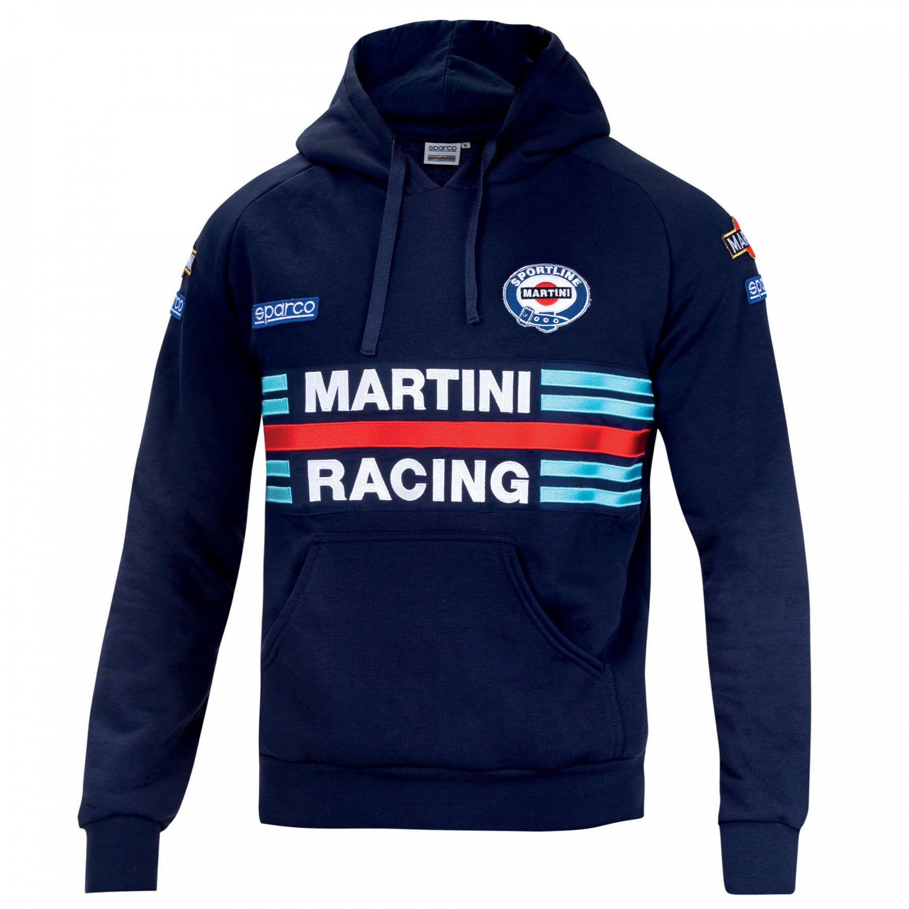 SPARCO 01279MRBM3L HOODIE MARTINI RACING, navy blue, size L Photo-0