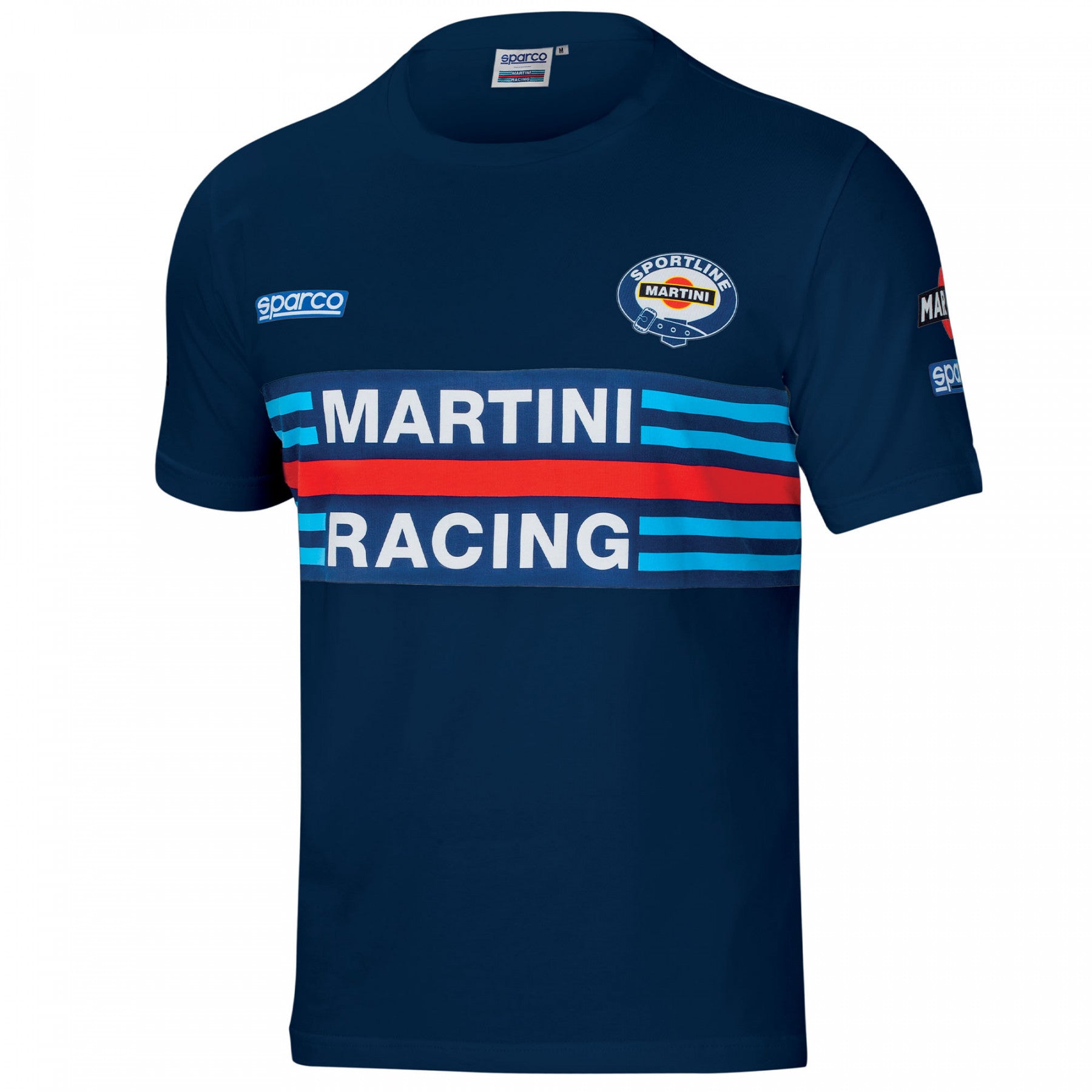 SPARCO 01274MRBM1S NDIS T-SHIRT MARTINI-R TG S BLU MAR size S Photo-0